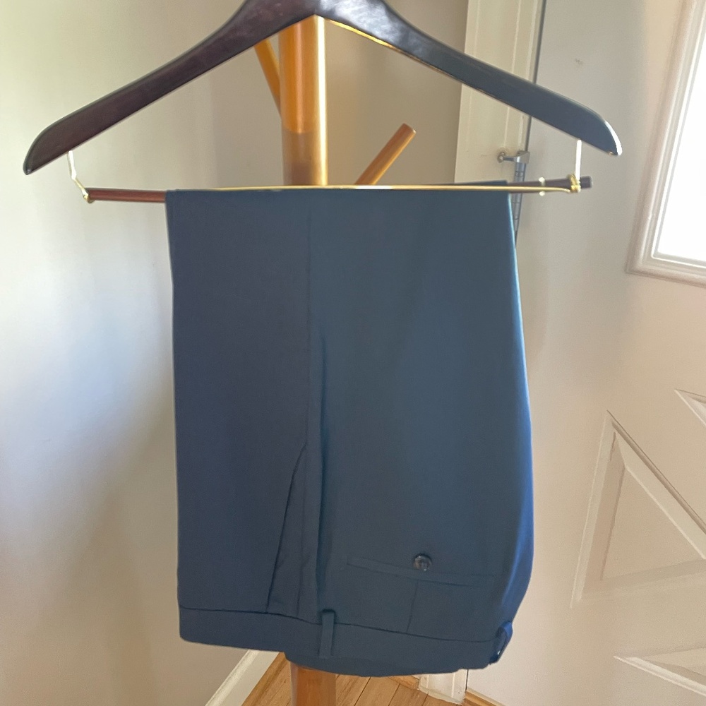 Premium Stretch Twill Slim-Fit Flex Waistband Dress Pant 32x30